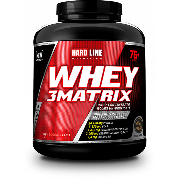 Hardline Whey 3Matrix 2300 Gr 76 Servis